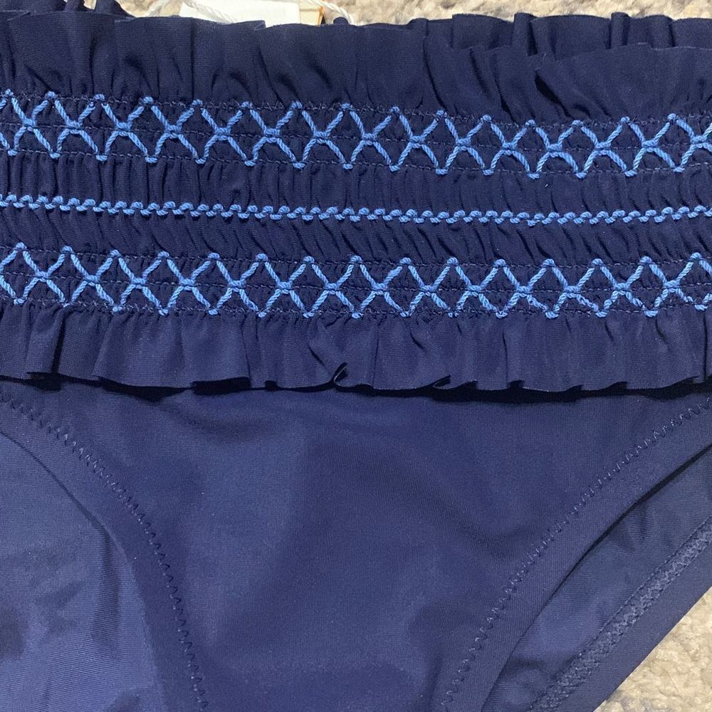 New. Tory Burch black smocked bikini set. Normally $236 XS - Picture 10 of 11